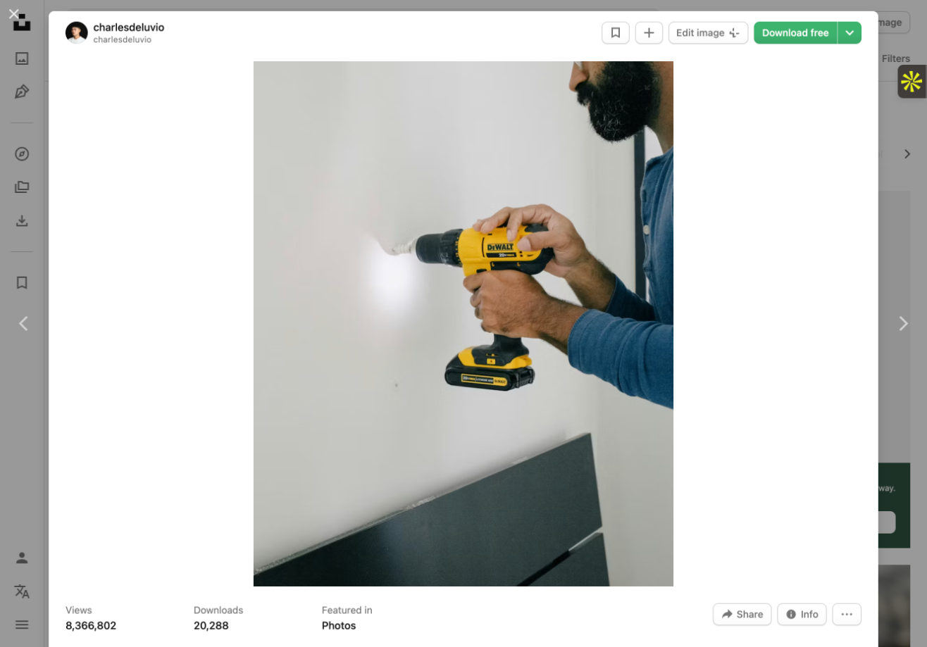 Perceuse visseuse sans fil DeWalt 20V